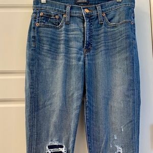 J. Crew Jeans High rise toothpick sz 27